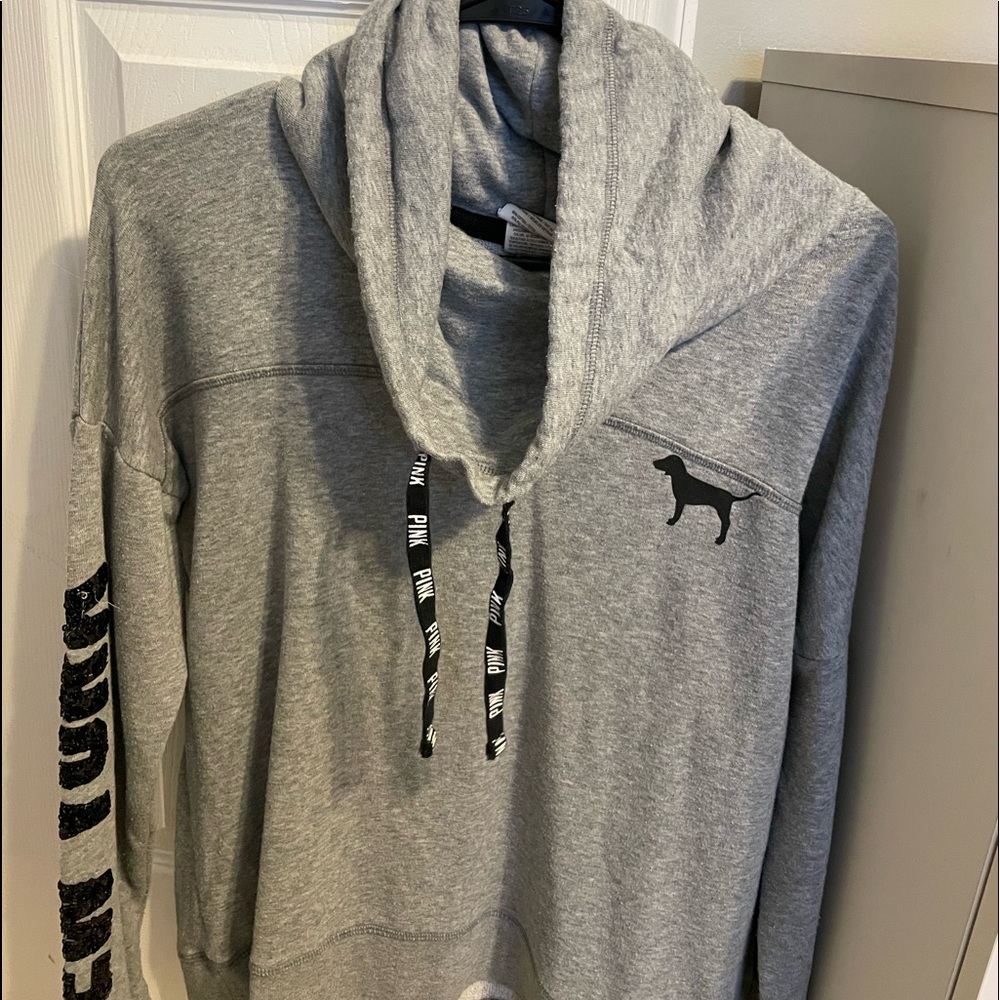 VS Pink sequin hoodie